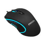 Mouse Gamer Philips Momentum SPK9413 1,200 6,400 DPI Negro